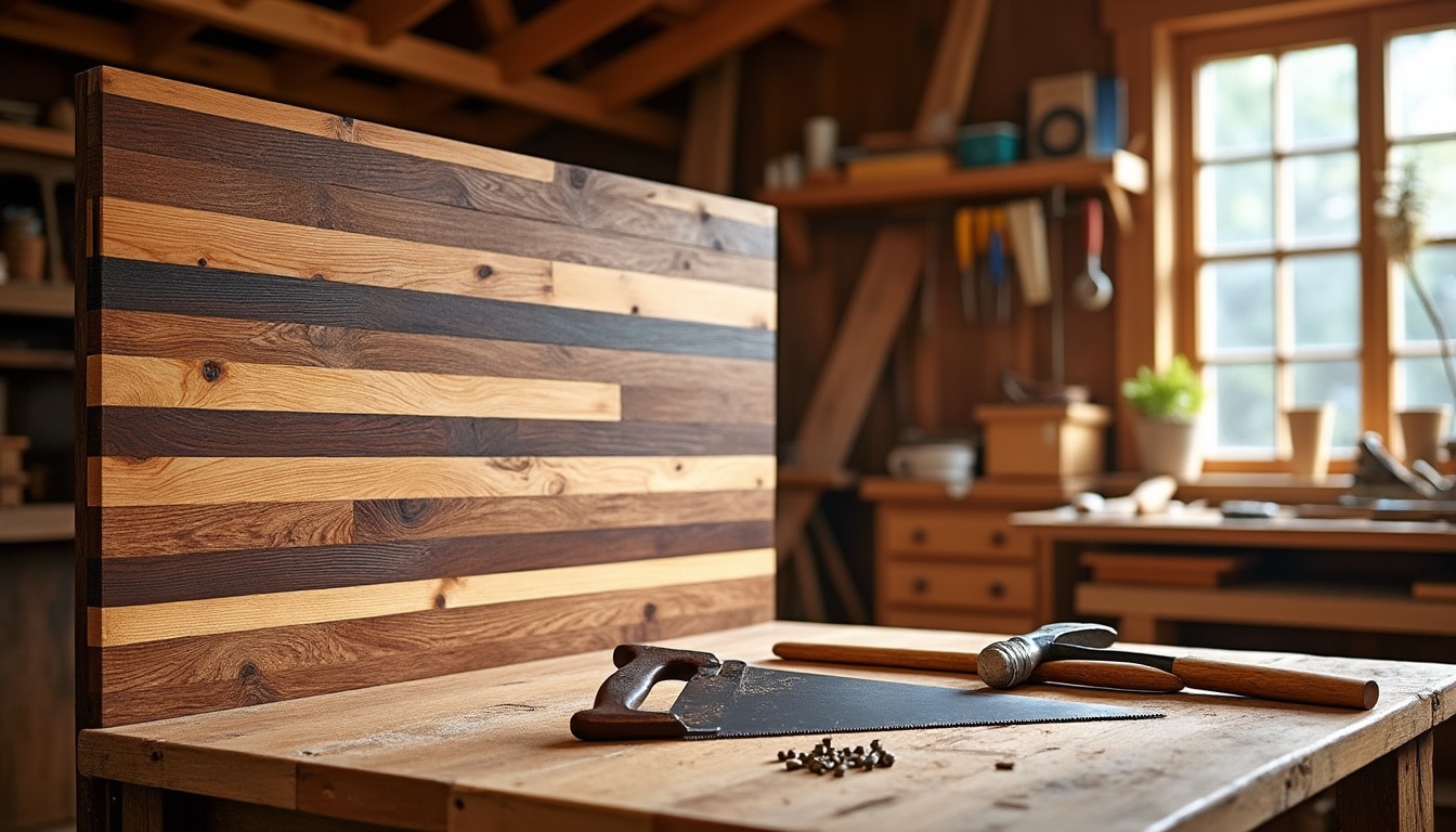 découvrez étape par étape comment fabriquer une tête de lit en bois récupéré de manière simple et économique. transformez votre chambre avec cette idée diy innovante, tout en ajoutant une touche d'originalité et de durabilité à votre décor.
